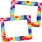 Barker Creek Tie-Dye Name Tags/Self-Adhesive Labels, 90/Set, PK90 3745 - alternate 1